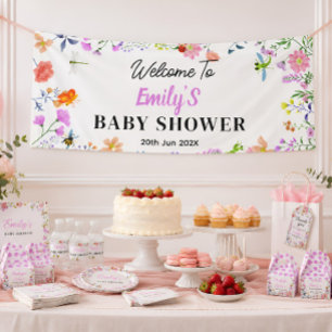 Lona Chorro de Amor Personalizado para Baby Shower