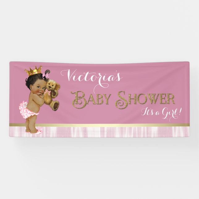 Lona Chorro de Bebé Princesa Étnica (Horizontal)