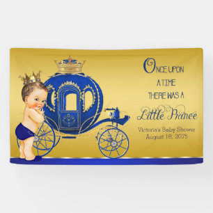 Lona Chorro de Carruaje del Príncipe de Oro Azul Real