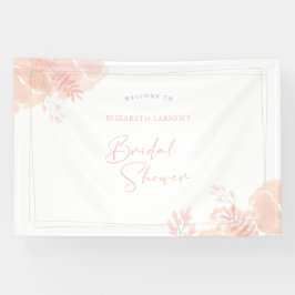 Lona Chorro Nupcial de Acuarela de Flor Silvestre Elega