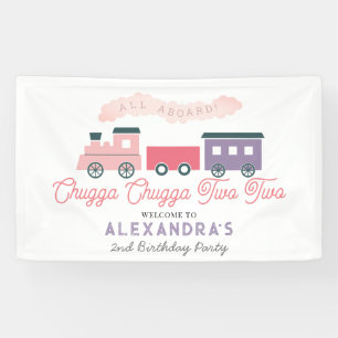 Lona Chugga Chugga Dos Chicas rosados de tren Segundo c