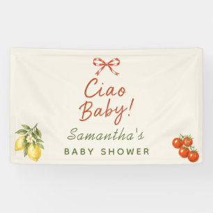 Lona Ciao Baby Mercado Italiano Baby Shower