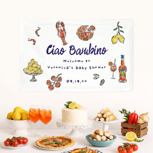 Lona Ciao Bambino Ducha de Bebé Mediterránea Italiana