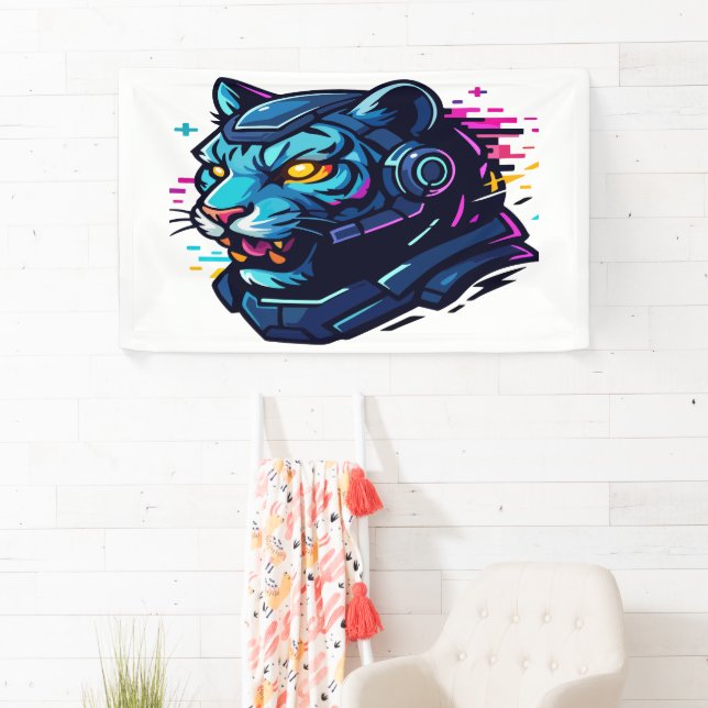 Lona Ciberanimales - Criaturas futuristas de la digital (In situ)