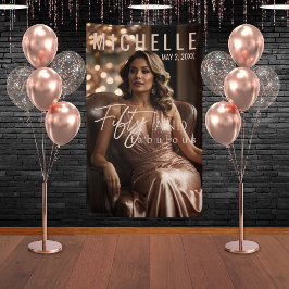 Lona Cincuenta y Fabulosa Fiesta de Cumpleaños Glamuros