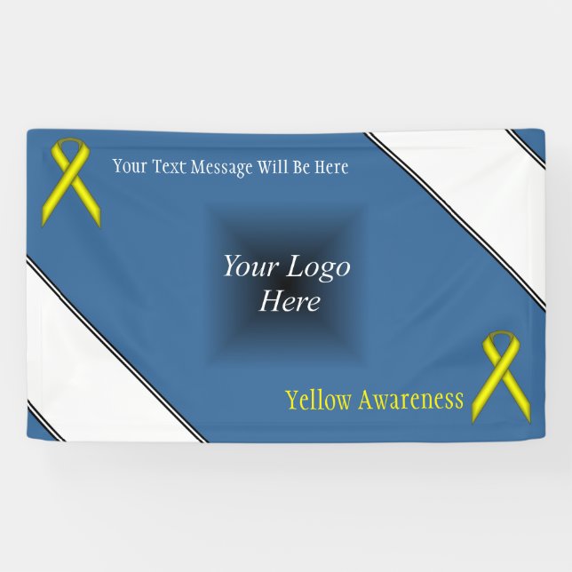 Lona Cinta amarilla estándar de Kenneth Yoncich (Horizontal)