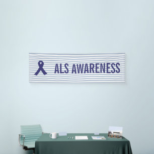 Lona Cinta azul para la toma de conciencia de ALS