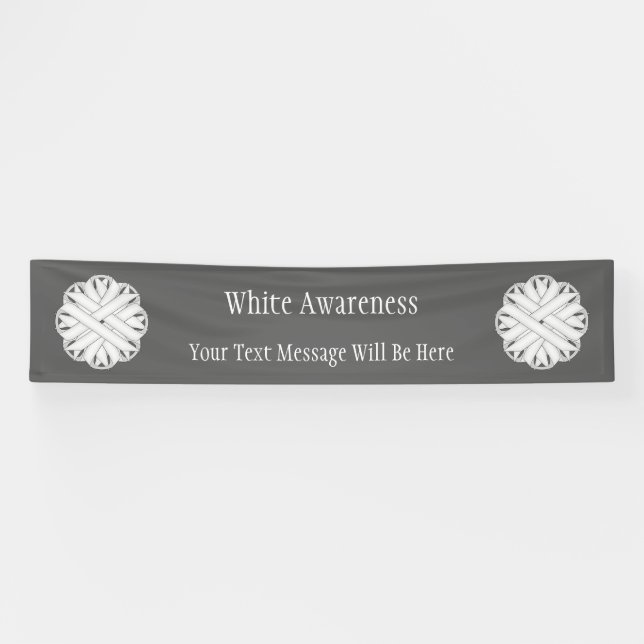 Lona Cinta blanca de flores por Kenneth Yoncich (Horizontal)