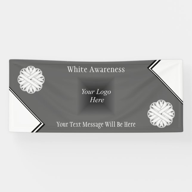 Lona Cinta blanca de flores por Kenneth Yoncich (Horizontal)