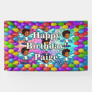 Lona Cinta de cumpleaños de personaje personalizado Had