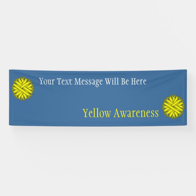 Lona Cinta de flores amarillas de Kenneth Yoncich (Horizontal)