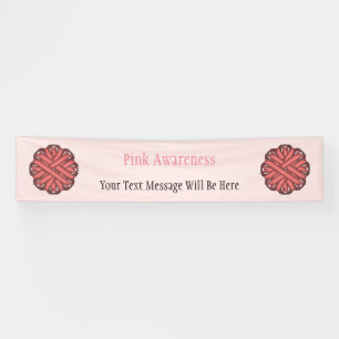 Lona Cinta de flores rosadas por Kenneth Yoncich