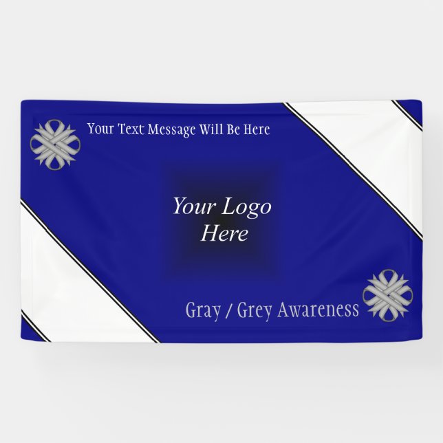 Lona Cinta de la mezcla gris de Kenneth Yoncich (Horizontal)