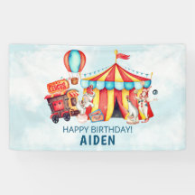 Circo de Carnaval Gran Carpa Azul 1er Cumpleaños