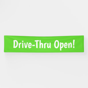 Lona ¡Circuito Abierto! Banner comercial