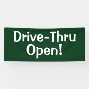 Lona ¡Circuito Abierto! Banner comercial