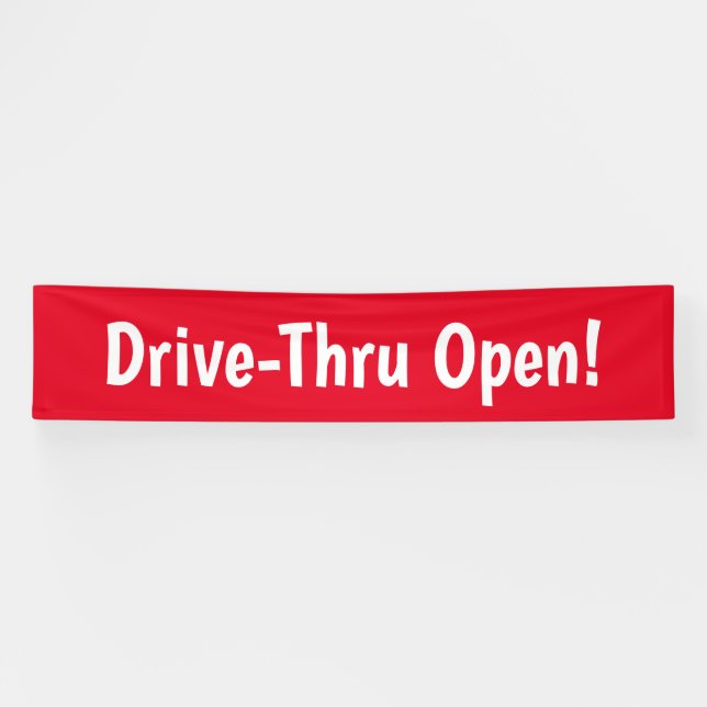 Lona ¡Circuito Abierto! Banner comercial (Horizontal)