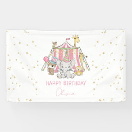 Lona Círculo de Carnaval Rosado, fiesta de cumpleaños d