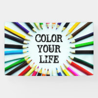 Círculo de lápices de colores / lápices de colores