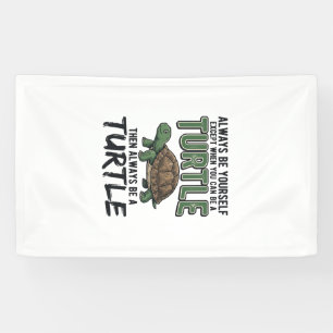 Lona Cita divertida de tortuga diseño vectorial vintage