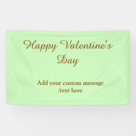 Lona Citrus green brown happy Valentine's day simple