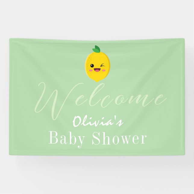 Lona Citrus Lemon Baby Shower (Horizontal)