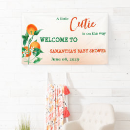 Lona Citrus Little Cutie En El Camino Naranja Baby Show