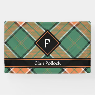 Lona Clan Pollock Tartan Banner