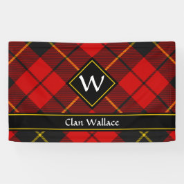 Lona Clan Wallace Tartan Banner