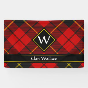 Lona Clan Wallace Tartan Banner