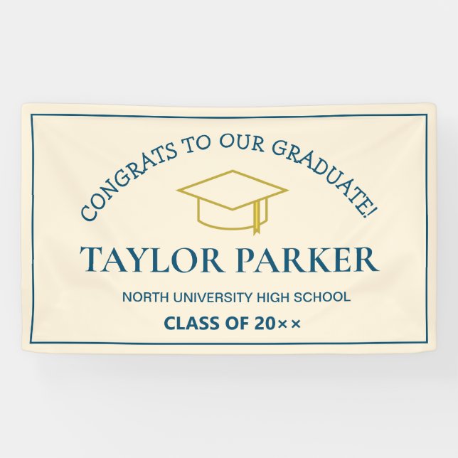 Lona clase 2025, clase 2026 (Horizontal)