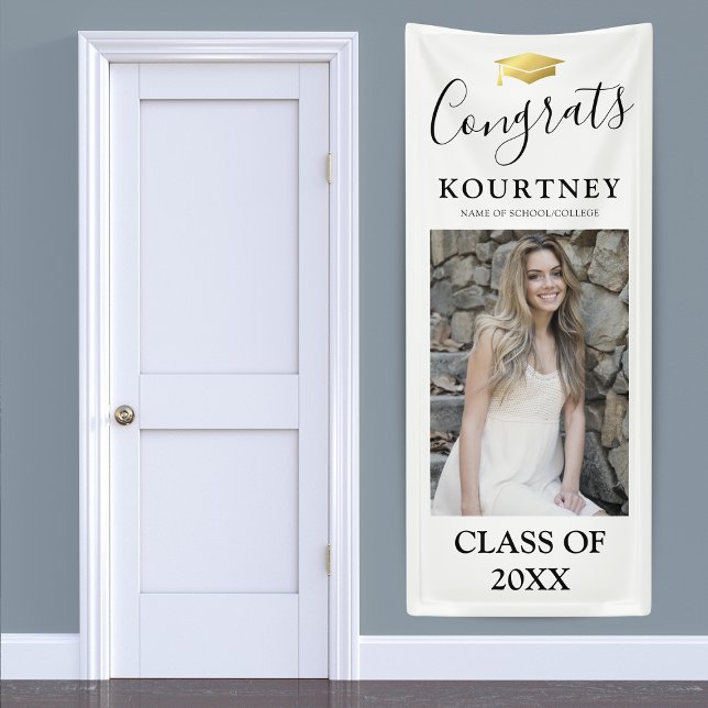 Lona Clase de 2025 Puerta Elegante de Graduación Fotogr (Subido por el creador)