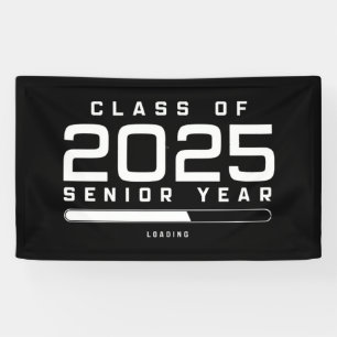 Lona Clase de 2025 Último Año Cargando Senior 2025 