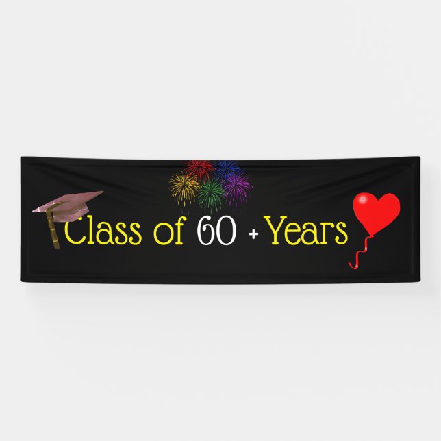 Lona Clase de 60+Años (Horizontal)