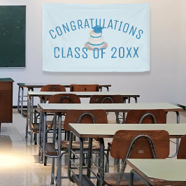 Lona Clase de año de felicitación Graduación escolar