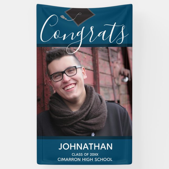 Lona Clase de graduación de 2024 Foto (Vertical)
