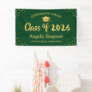 Lona Clase de la Fiesta Clásica de Graduación de Oro Ve
