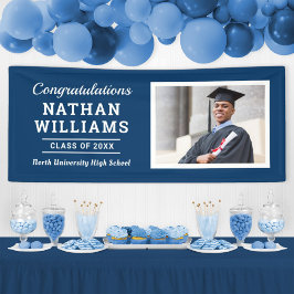 Lona Clase de Marina Moderna de Graduación de 2025 Pers