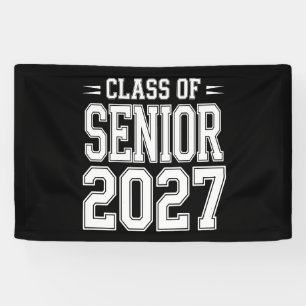 Lona Clase de último año 2027 Graduación Orgulloso Grad