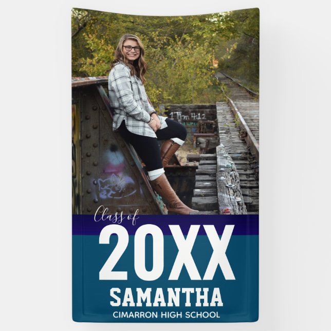 Lona Clase del Partido de Graduación de Fotografías Gra (Vertical)