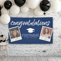 Class Any Year Graduation 2 Square Photo Collage