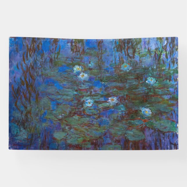 Lona Claude Monet - Blue Water Lilies (Horizontal)