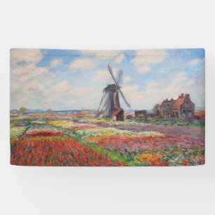 Lona Claude Monet - Campo de tulipanes en Holanda