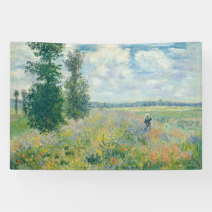 Lona Claude Monet - Campos de amapolas cerca de Argente