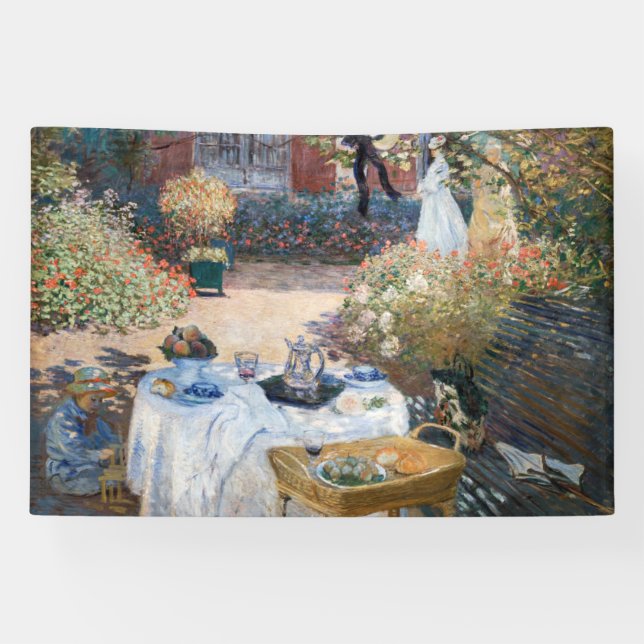 Lona Claude Monet - El almuerzo, el panel decorativo (Horizontal)