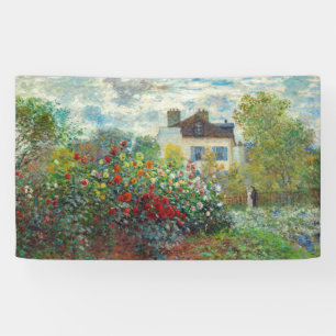 Lona Claude Monet - El jardín del artista en Argenteuil