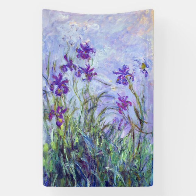 Lona Claude Monet - Lilac Irises / Iris Mauves (Vertical)