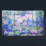 Lona Claude Monet - Lilies de agua / Nympheas 1919<br><div class="desc">Lilies de agua / Nympheas (W.1852) - Claude Monet,  Petróleo en lienzo,  1916-1919</div>