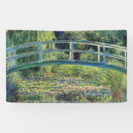 Lona Claude Monet - Water Lily Pond y Puente Japanés