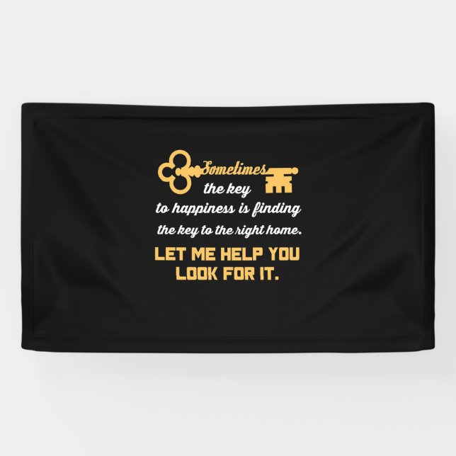 Lona Clave Para Su Nueva Casa (Horizontal)